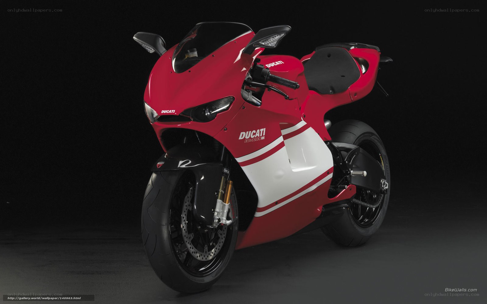 Red Ducati Desmosedici RR