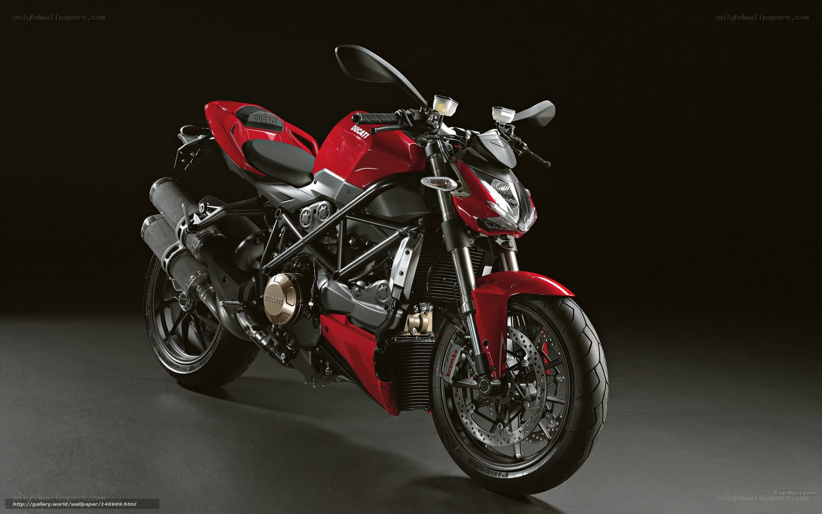 Red Ducati motorcycle