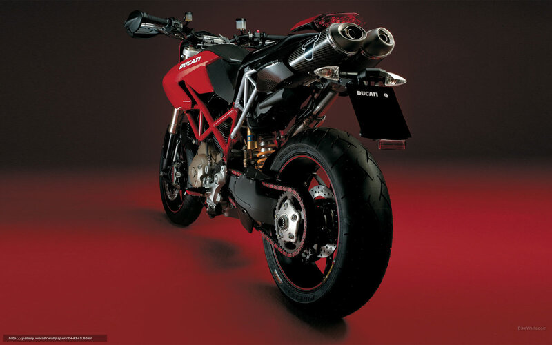 Red Ducati motorcycle