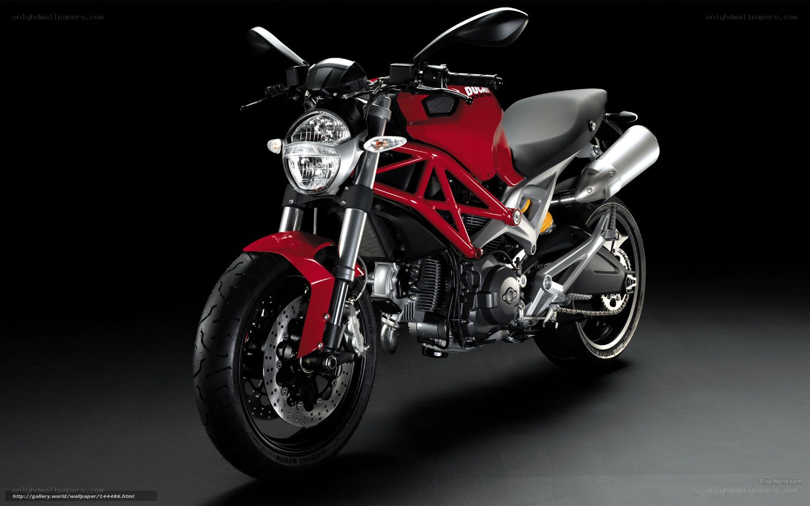 Red Ducati motorcycle