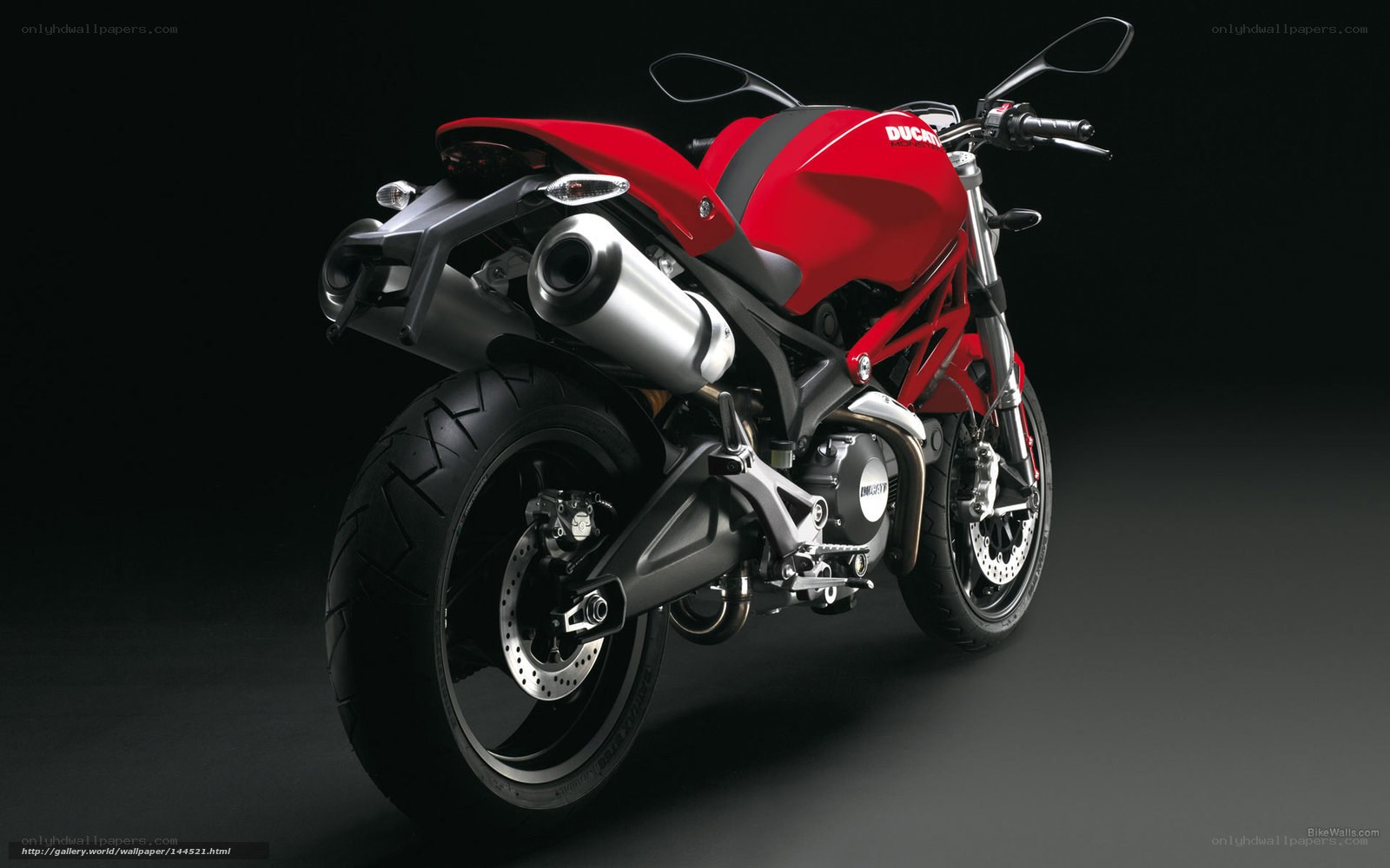 Red Ducati motorcycle