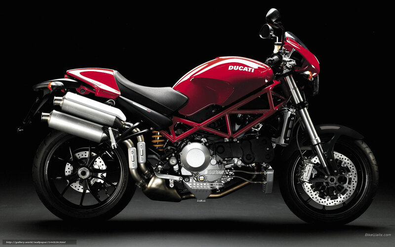 Red Ducati motorcycle