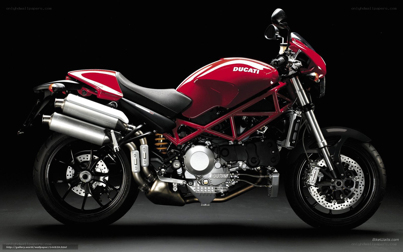 Red Ducati motorcycle