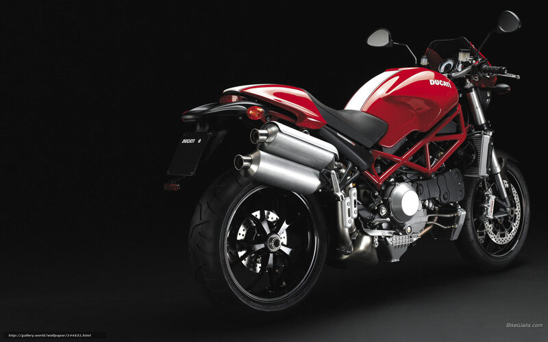 Red Ducati motorcycle