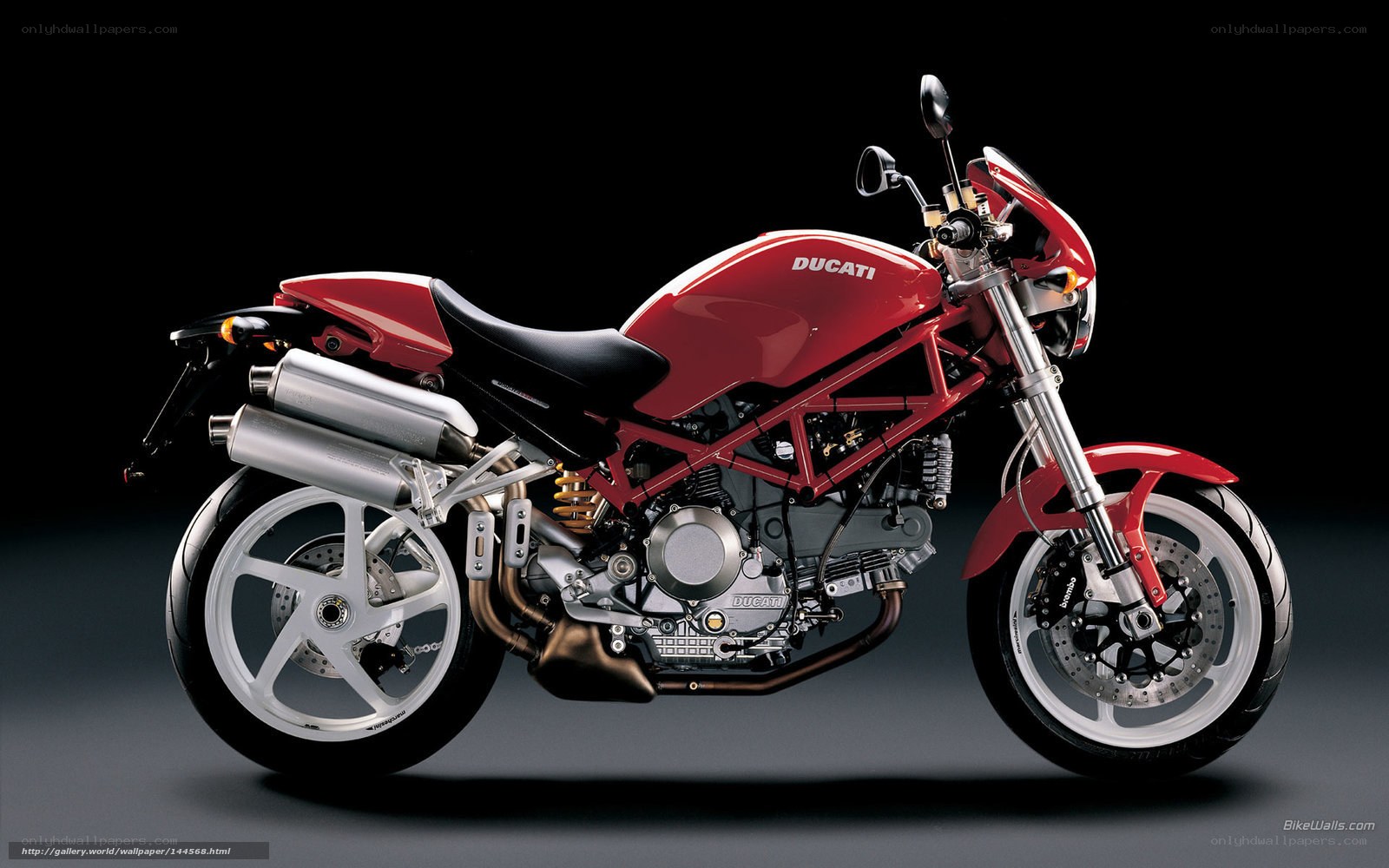 Red Ducati motorcycle