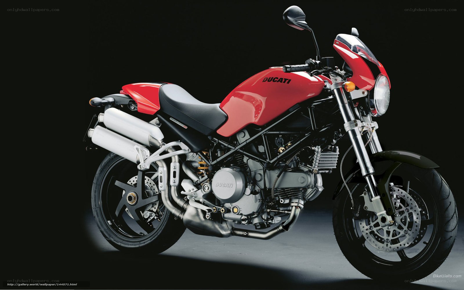 Red Ducati motorcycle