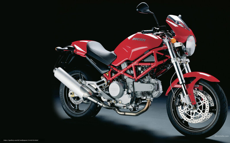 Red Ducati motorcycle