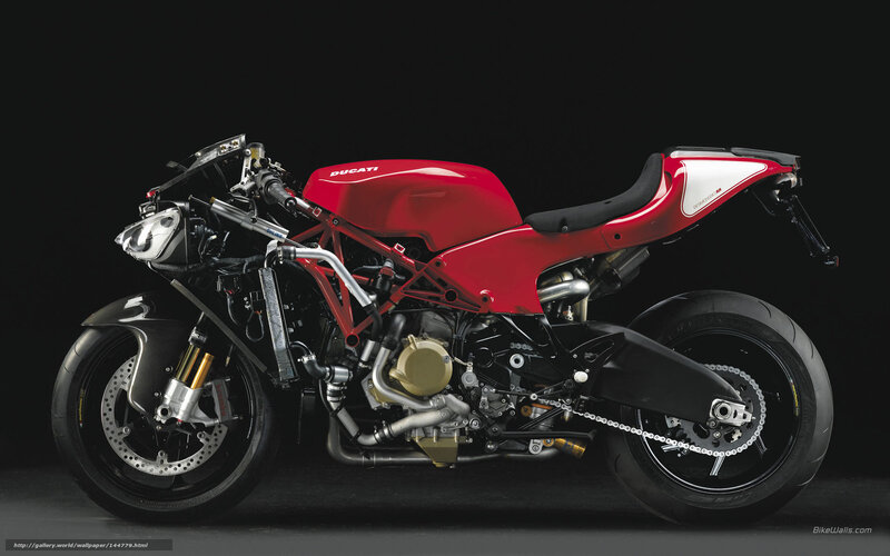 Red Ducati motorcycle