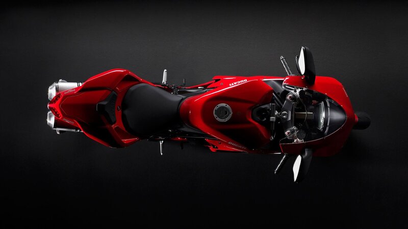 Red Ducati motorcycle