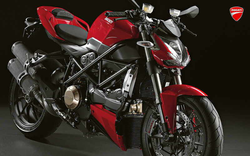 Red Ducati motorcycle