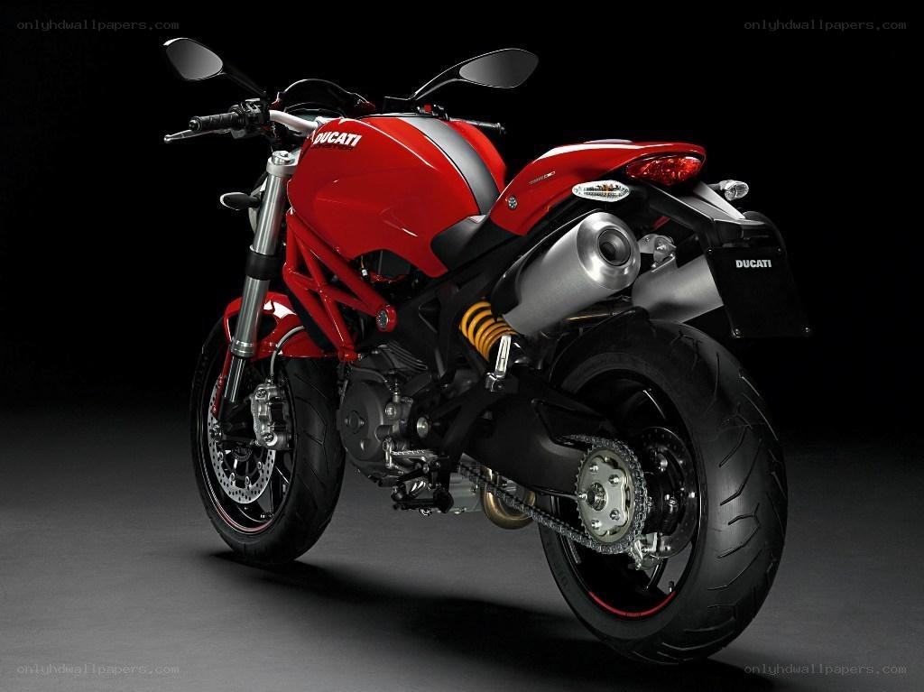 Red Ducati motorcycle