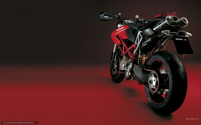 Red Ducati motorcycle