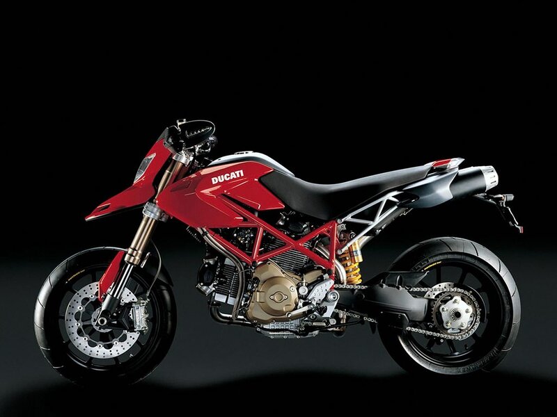 Red Ducati motorcycle
