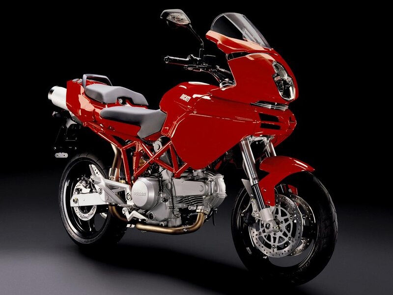 red ducati motorcycle