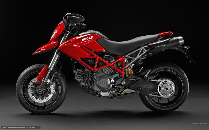Red Ducati Motorcycle — Dramatic, Photograph, Black Seat, Exhaust