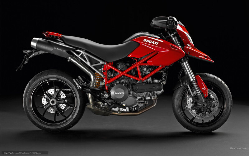 Red Ducati Motorcycle — Dramatic, Photograph, Black Seat