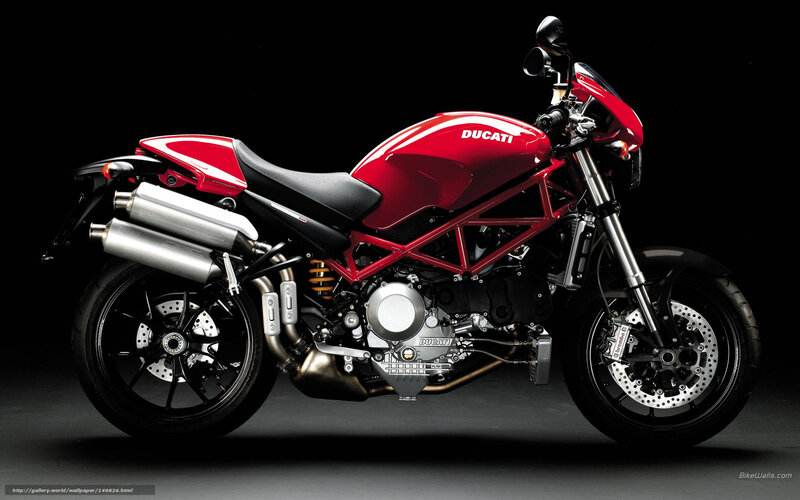 Red Ducati Motorcycle — Dramatic, Photograph, Exhaust, Seat
