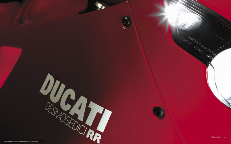 Red Ducati Motorcycle — Dramatic, Photograph, Headlight, Text