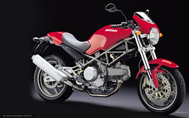 Red Ducati Motorcycle — Dramatic, Photograph, Seat, Headlight