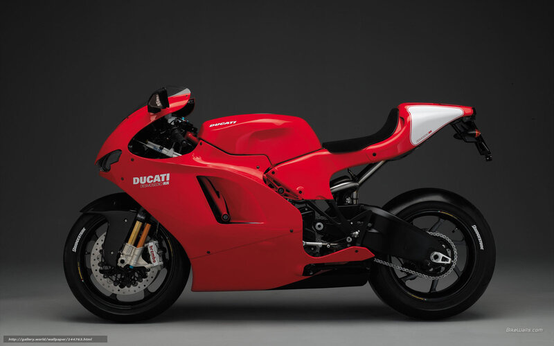 Red Ducati Motorcycle — Dramatic, Photograph, Seat, Wheels