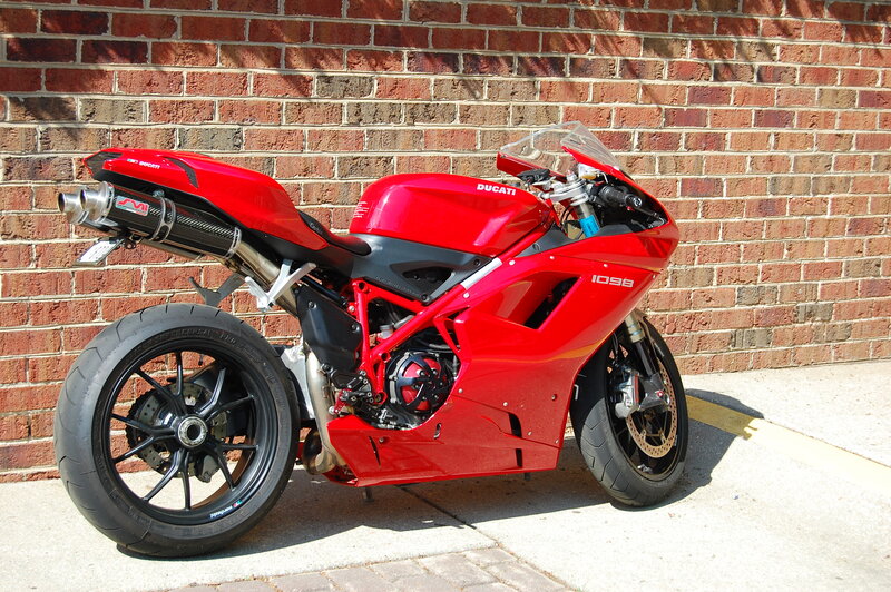 Red Ducati Motorcycle — Neutral