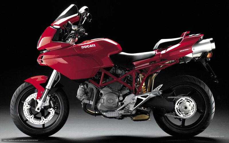 Red Ducati Multistrada 1000