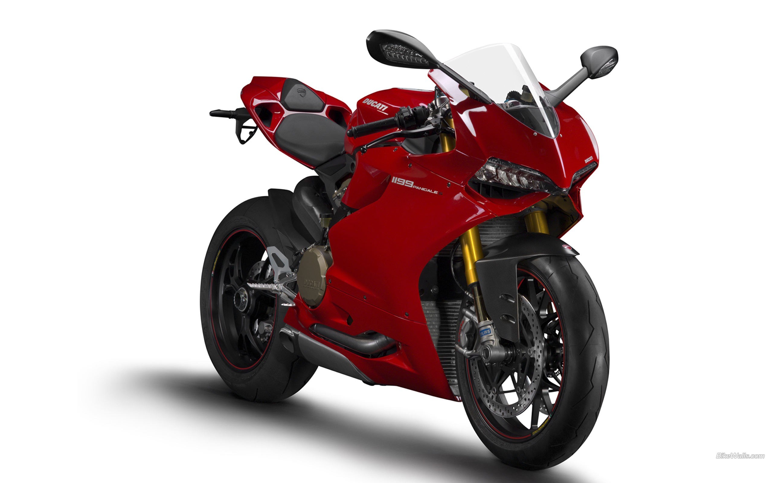 Red Ducati Panigale motorcycle