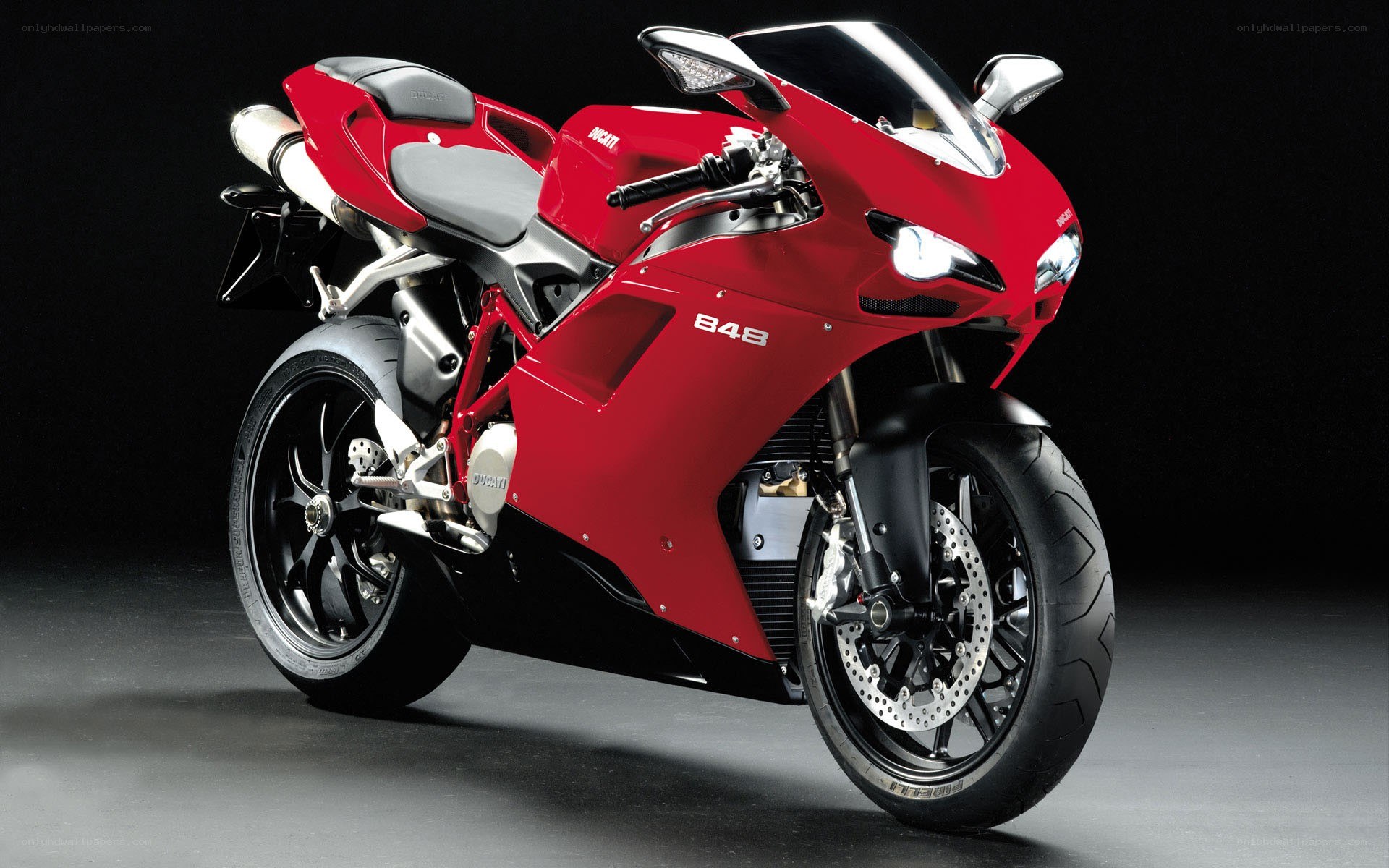 red ducati sportbike