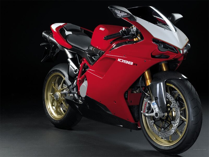 red ducati sportbike