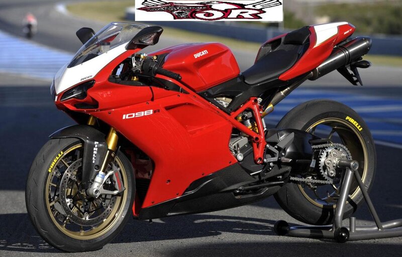 Red Ducati Sportbike — Dynamic
