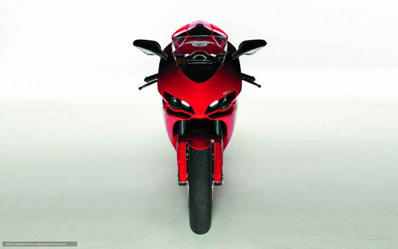 Red Ducati sportbike