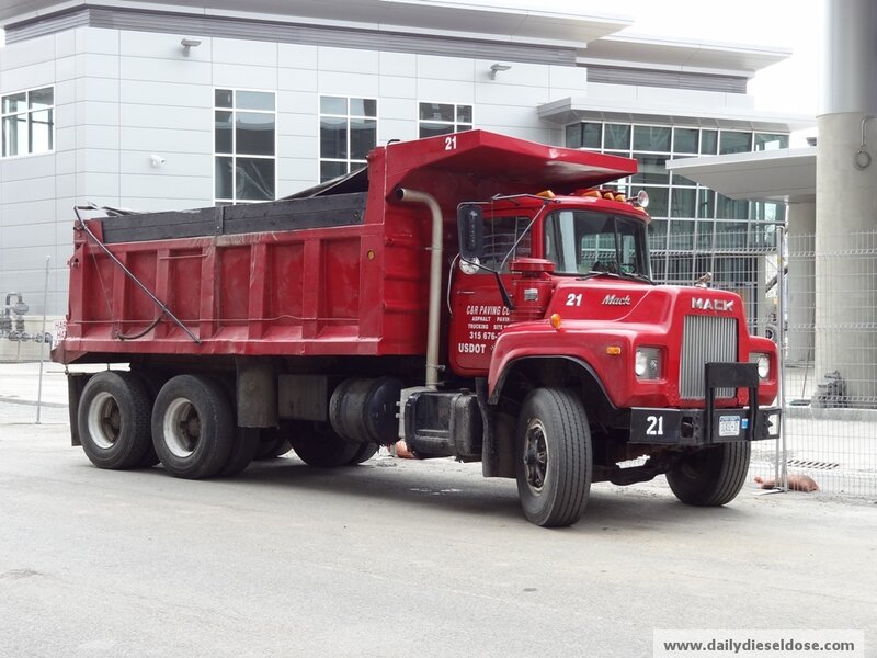 Red Dump Truck — Industrial