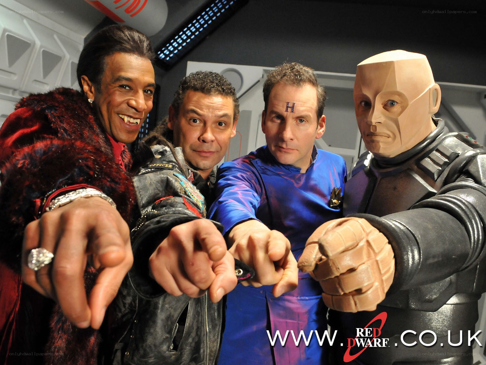 Red Dwarf cast photo