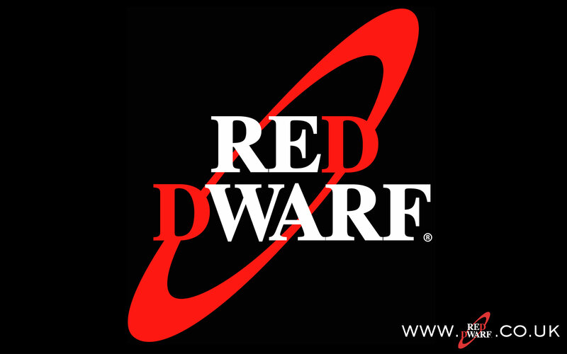 Red Dwarf logo on black