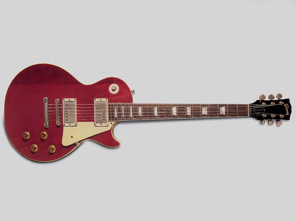 red electric guitar
