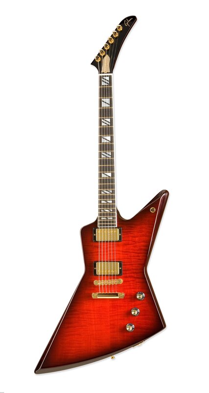 red electric guitar