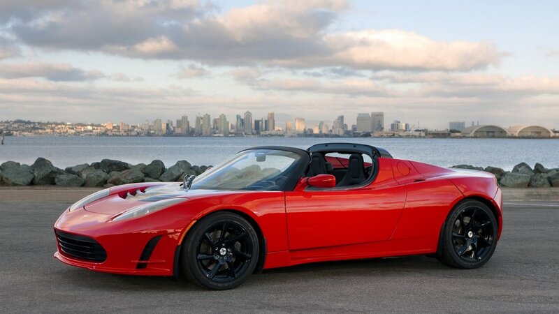 Red Electric Roadster — Serene