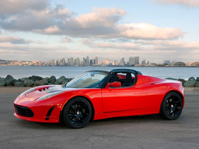Red Electric Roadster