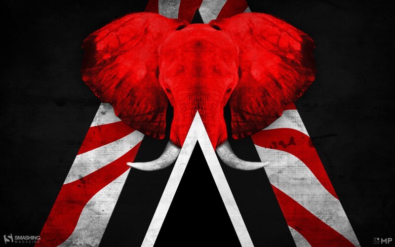 Red Elephant Head