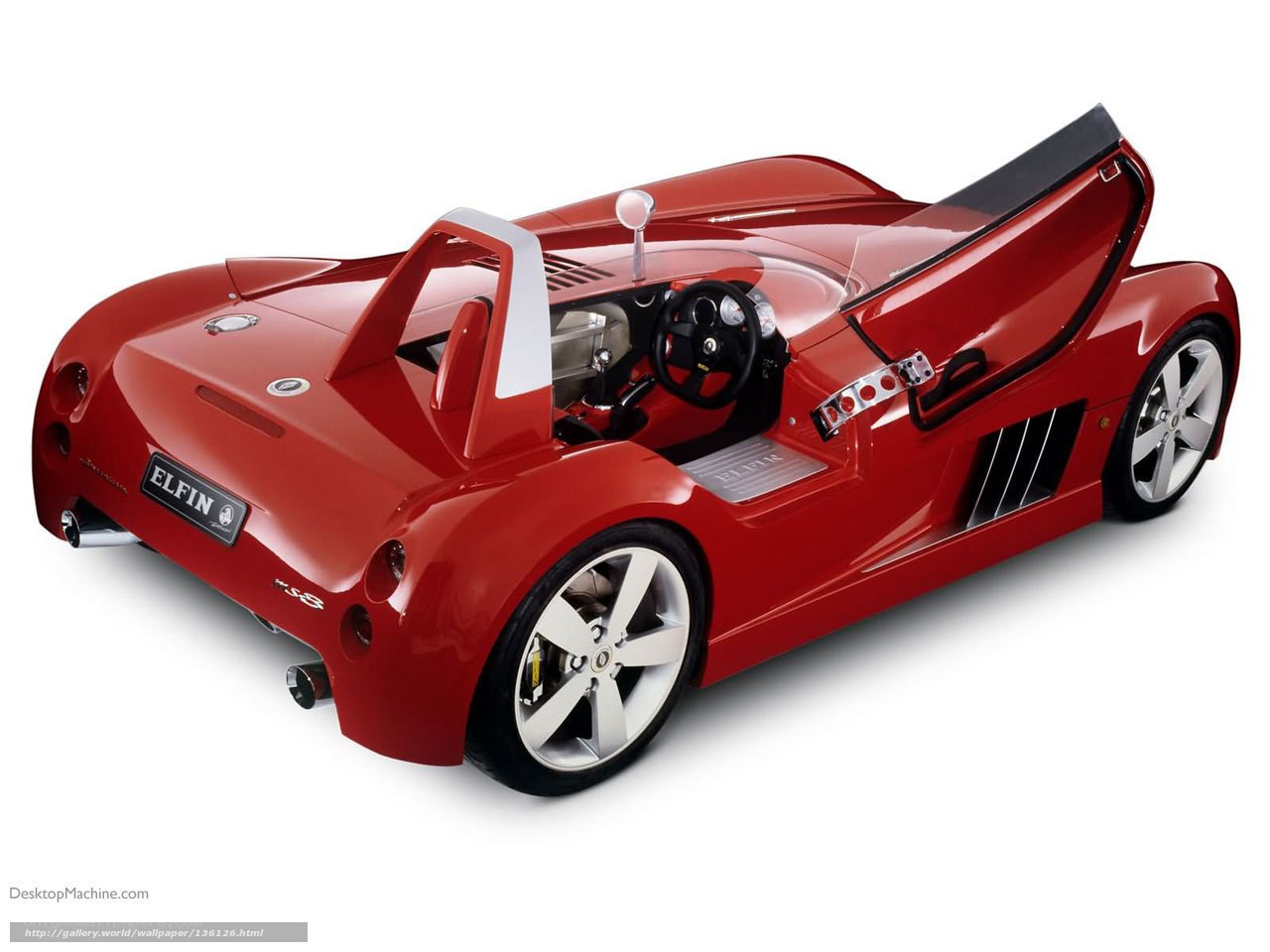 Red Elfin sports car
