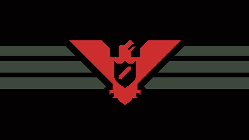 Red Emblem on Black — Serious