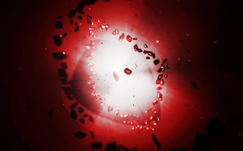 red energy explosion