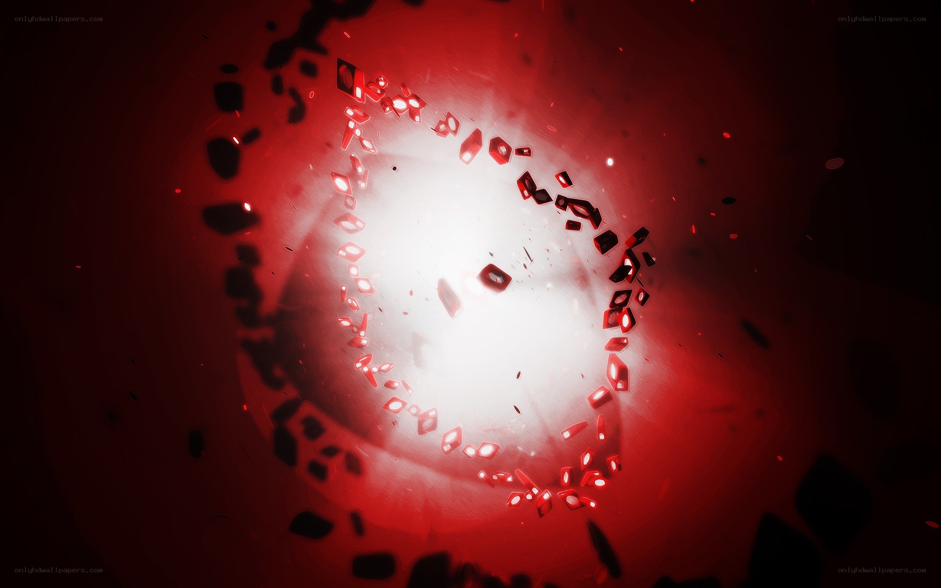 red energy explosion