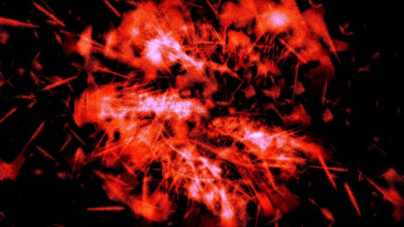 Red Energy Explosion — Chaotic