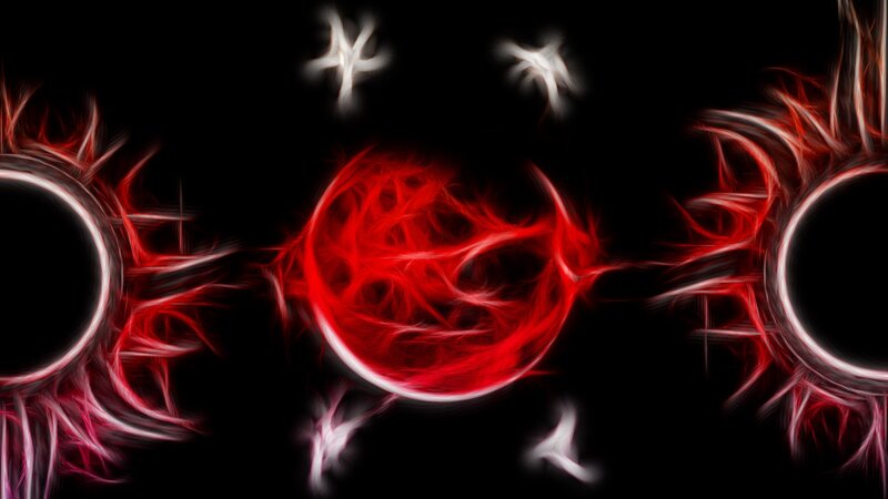 Red Energy Spheres