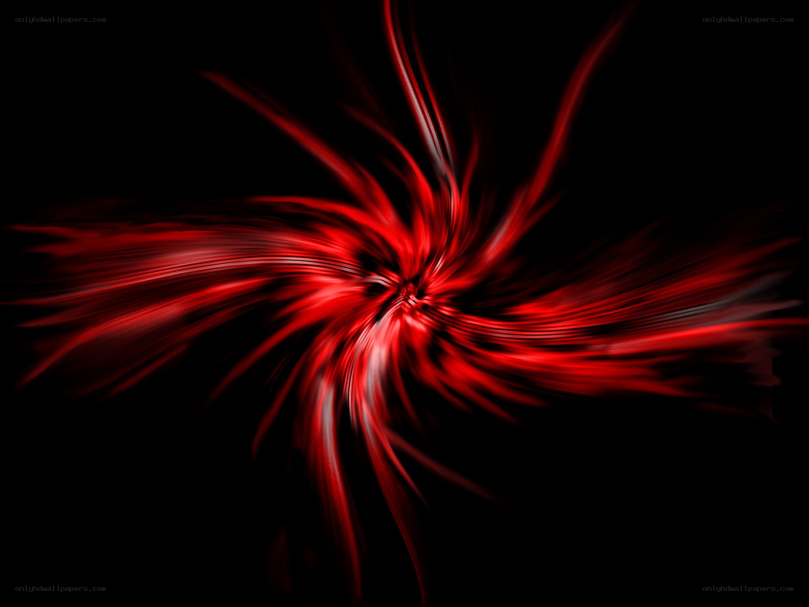 Red energy swirl