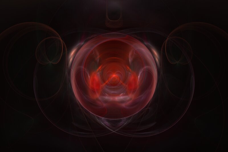 Red Energy Vortex — Mysterious
