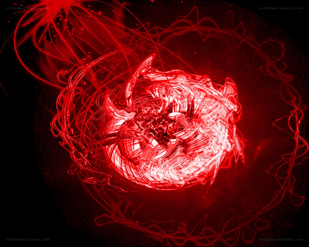 Red energy vortex