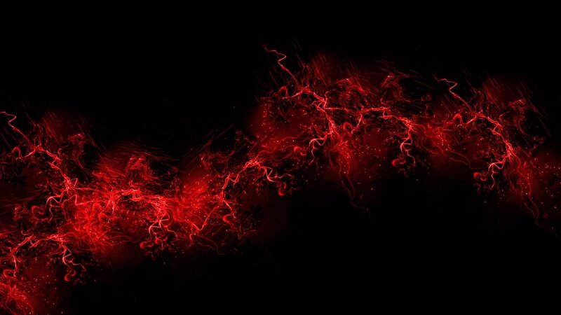 Red Energy Waves — Dramatic