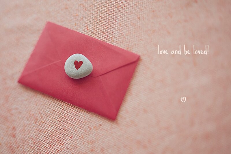 Red Envelope with Heart Stone